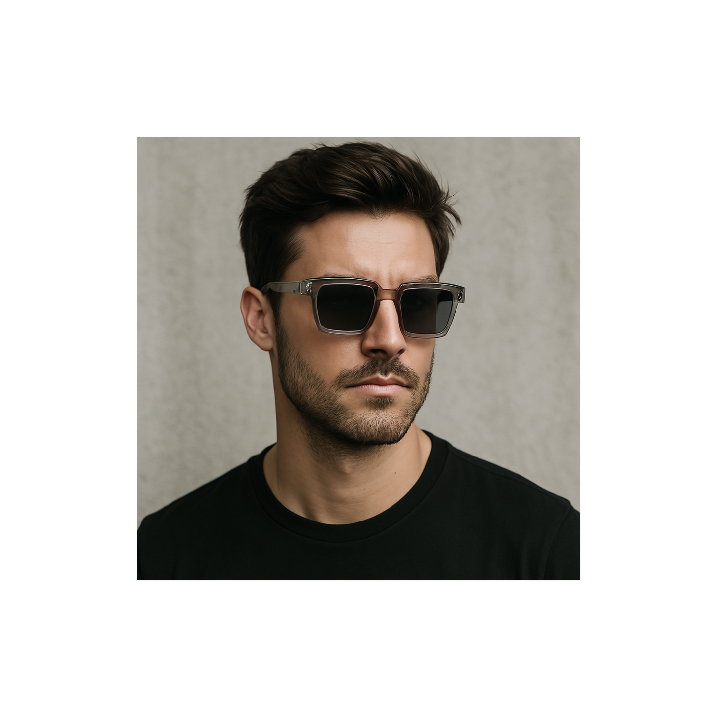 Retro zonnebril GREY (1+1 GRATIS)
