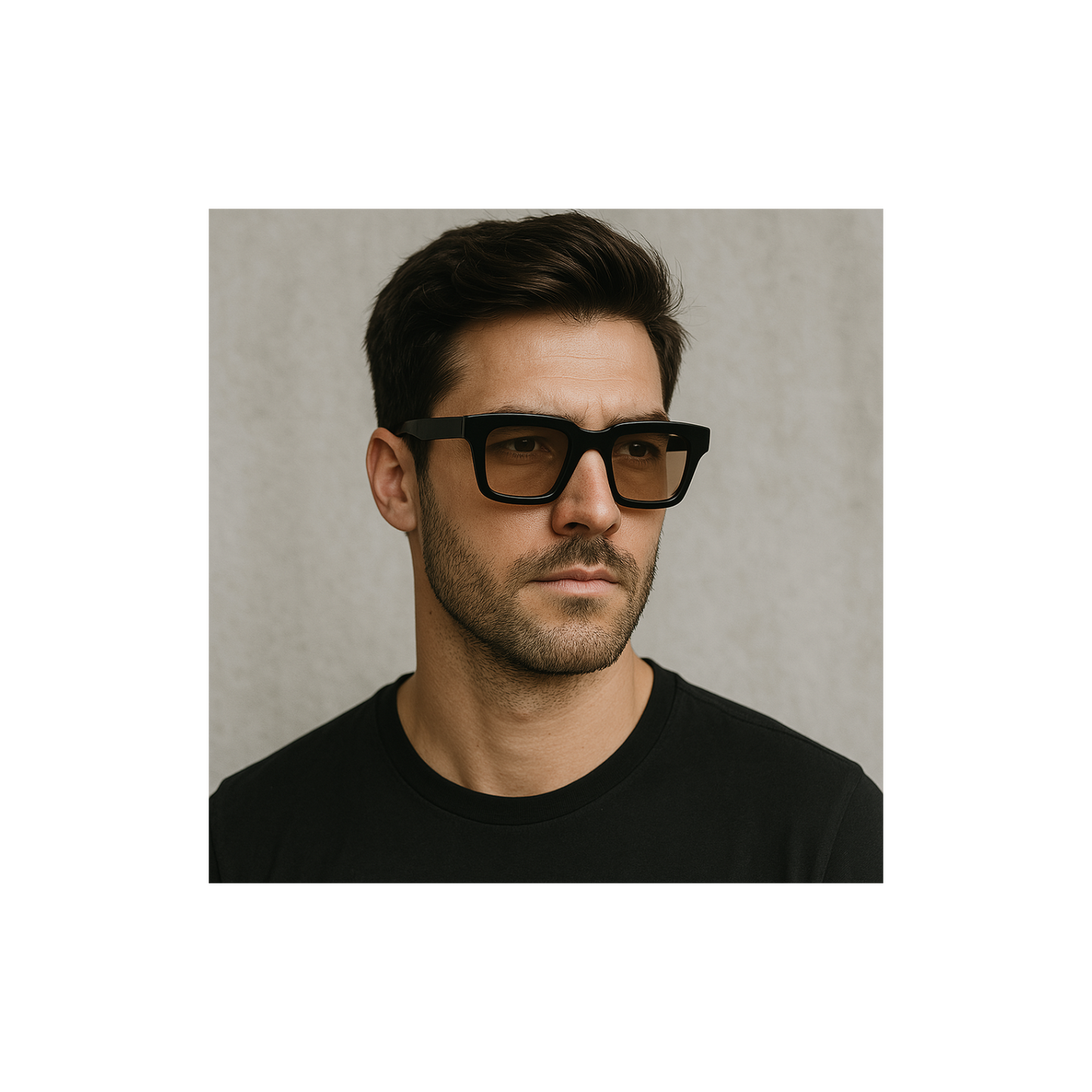 Retro zonnebril Black/Brown (1+1 GRATIS)