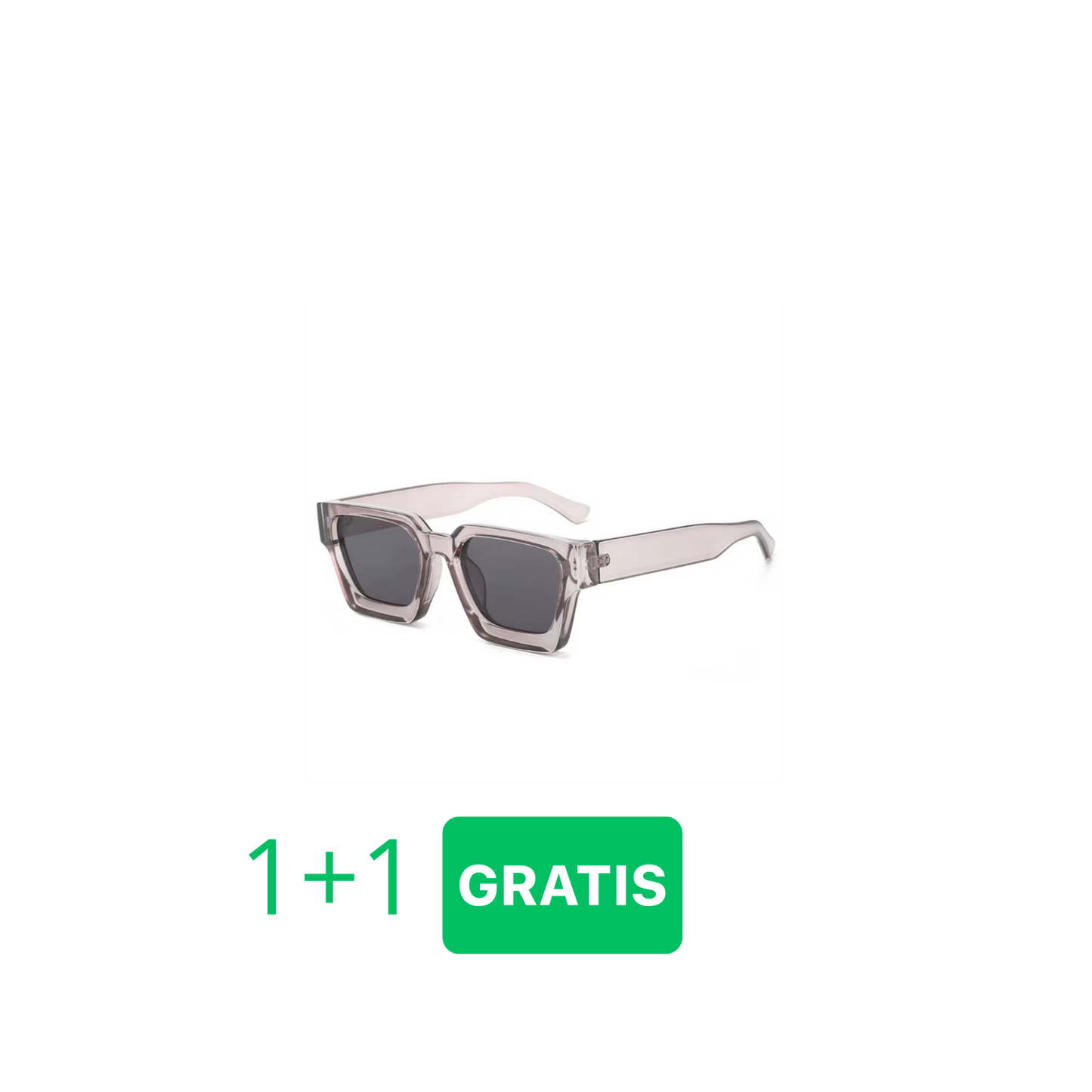 Retro zonnebril GREY (1+1 GRATIS)