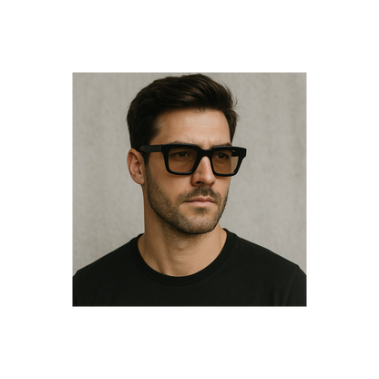 Retro zonnebril Black/Brown (1+1 GRATIS)