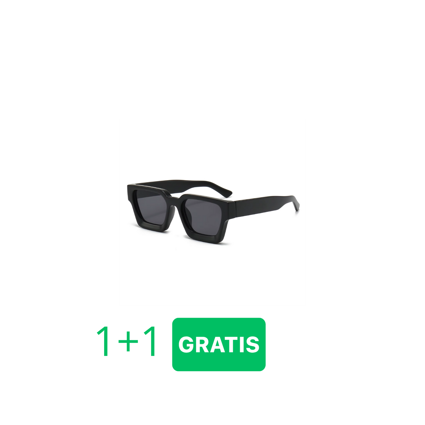 Retro zonnebril Black (1+1 GRATIS)