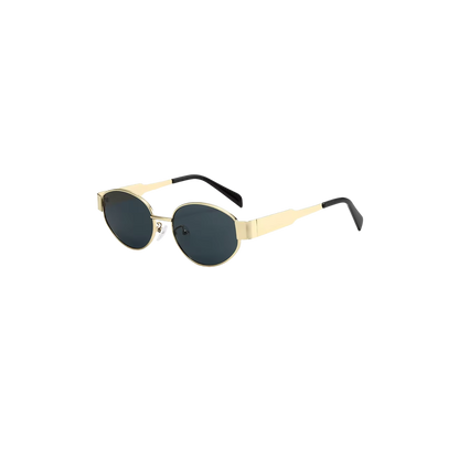 Retro Oval Gold/Black (1+1 GRATIS)