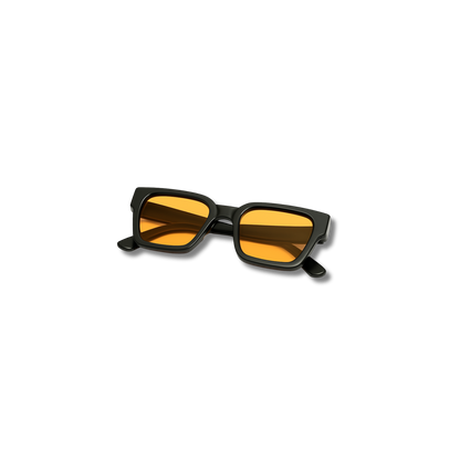 Retro zonnebril Black/Orange (1+1 GRATIS)