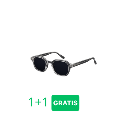 Vintage Conchen Zonnebril Grey/Black (1+1 GRATIS)