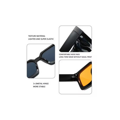 Retro zonnebril Black (1+1 GRATIS)
