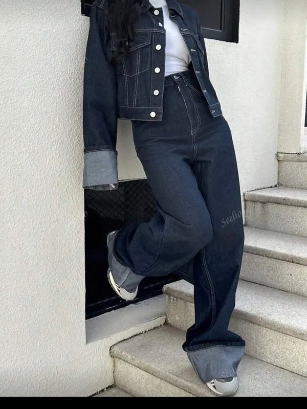 Stijlvolle Retro Denim Set