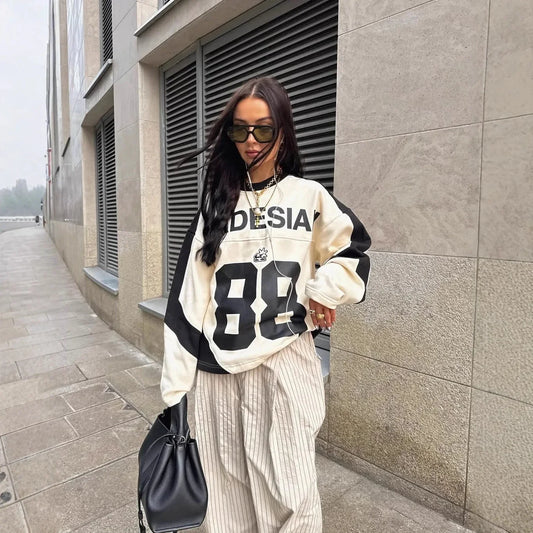 Trendy Dames Sweater met Print